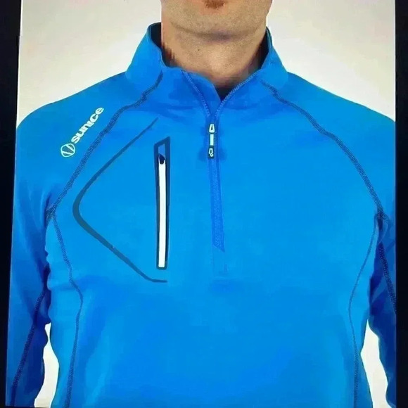 Sunice Allendale Men’s Half Zip Performance Pullover with Thermal Protection - Picture 4 of 15